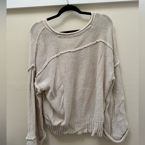 Beachy slouchy knit sweater - Picture 2 of 4